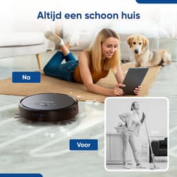 Heevey Robotstofzuiger met dweilfunctie - Automatisch oplaadstation - Dweilrobot - Robotstofzuiger huisdieren — thumbnail 9