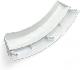 Fixem® Geschikt voor Bosch, Siemens deurgreep 00644221 van wasdroger - 225x50x44 mm - Handvat - Wit - 1 Stuk — thumbnail 2