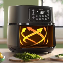 Philips Airfryer Connected 5000 Series - HD9285/93 - 7,2 liter (XXL) - Heteluchtfriteuse - RapidAir - Quickclean - Met bakvorm — thumbnail 19