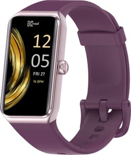 Kiraal Venture Active - AMOLED Activity Tracker - Stappenteller - Hartslagmeter - Bloeddrukmeter - Smartwatch - Waterdicht - Heren - Dames - Nederlandse Handleiding - Paars — thumbnail 1