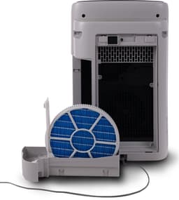 Sharp KIN42EUL - Luchtreiniger en bevochtiger - 28M2 - reinigt 240M3 per uur - Wifi - Plasma Cluster technologie - fijnstof PM2.5 sensor-lichtgrijs — thumbnail 5
