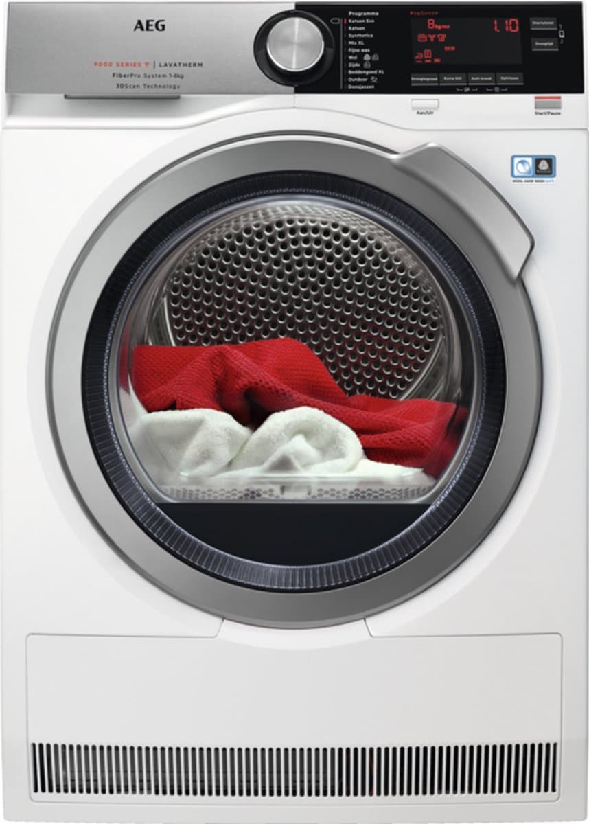AEG T9DEN87CC 9000 serie - Wasdroger Warmtepompdroger - 8 kg — afbeelding 1
