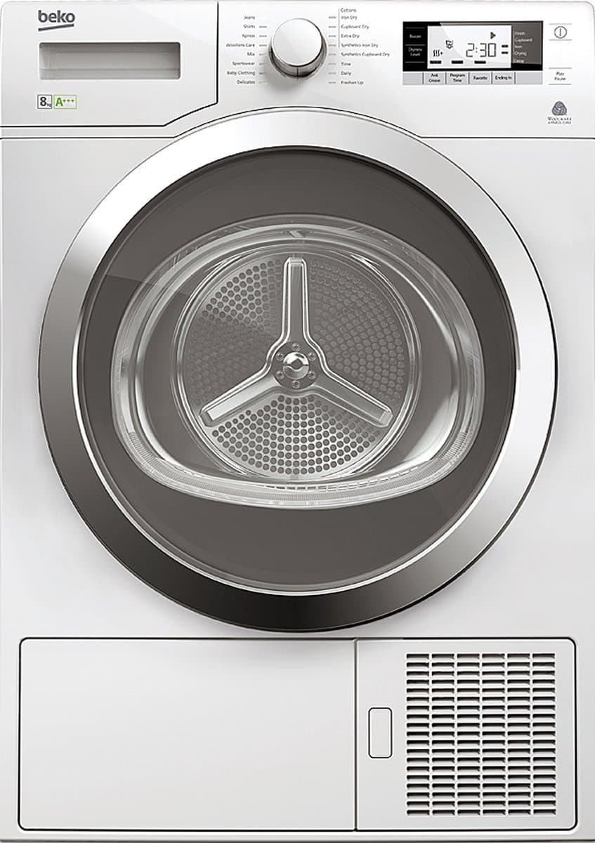 Beko DPY8506GXB1 wasdroger Vrijstaand Voorbelading 8 kg A+++ Wit — afbeelding 1