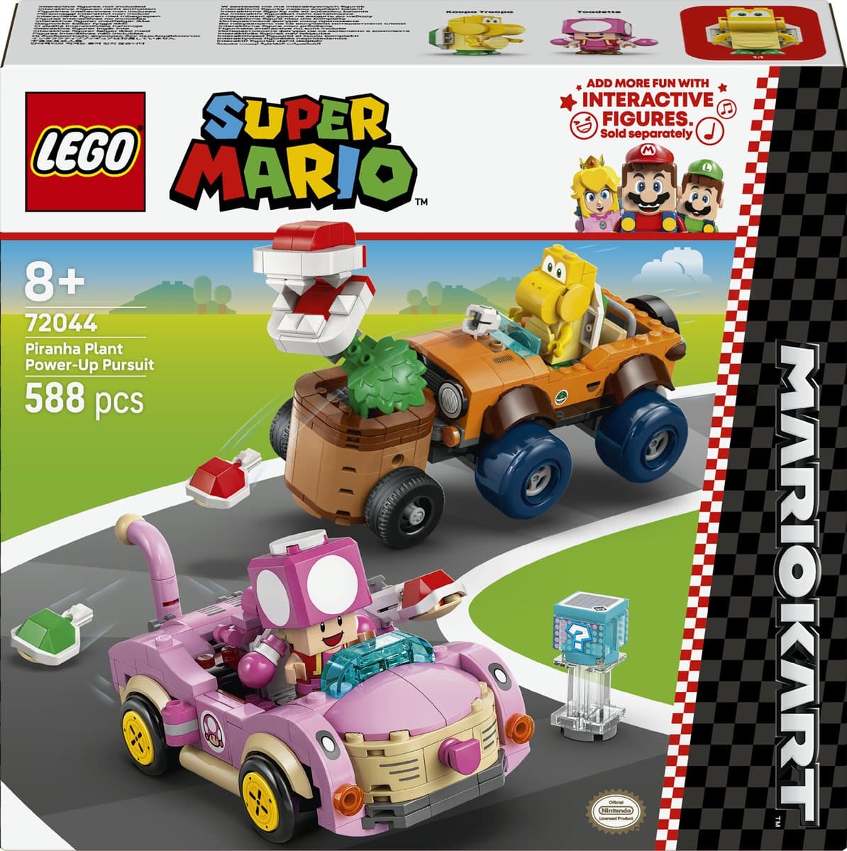 LEGO 72044 Super Mario - Mario Kart – Achtervolging met de Piranha Plant — afbeelding 1