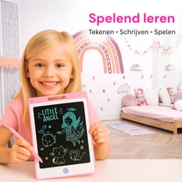 Tekenbord kinderen Kiraal - Tekentablet - LCD Tekentablet kinderen - Grafische tablet kinderen - Kindertablet Roze — thumbnail 6