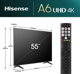 Hisense 55A6N - 55 inch - 4K LED - 2024 - Smart TV — thumbnail 15