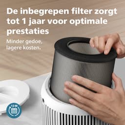 Philips PureProtect 900 Series - Luchtreiniger - CADR 250m3/u - Ruimtes tot 65m2 - 3 laags HEPA filtratie - Air+ App - Stille Reiniging - Compact - Wit - AC0950/10 — thumbnail 9