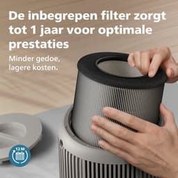 Philips PureProtect 900 Series - Luchtreiniger - CADR 250m3/u - Ruimtes tot 65m2 - 2 laags HEPA filtratie - Stille Reiniging - Compact - Beige - AC0921/14 — thumbnail 8