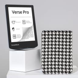 PocketBook Verse Pro Azure e-reader – Inclusief Zwart-Wit Ruiten Hoesje (shell cover) – Voordeelbundel — thumbnail 1