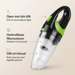 Kruimeldief Snoerloos - Handstofzuiger Draadloos - Kruimelzuiger met 4 Opzetstukken - Kleine Stofzuiger voor Auto en Thuis — thumbnail 7