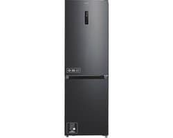 Inventum KV1851B No Frost energiezuinige koel-vriescombinatie - 185cm hoog - 334L - Zeer stil: 35 dB - Superkoelen - Supervriezen - Vrijstaand - Zwart
