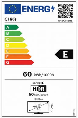 CHiQ U43QM10E – 43 inch 4K QLED Smart TV – Google TV – Dolby Vision & Dolby Audio – HDMI 2.1 – WiFi & Bluetooth — thumbnail 2