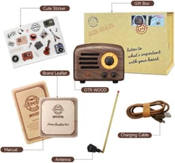 MUZEN Utopia - FM Radio - Bluetooth Luidspreker - Walnutwood — thumbnail 2
