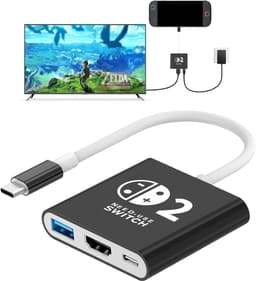 Docking Station geschikt voor Nintendo Switch 2, Nintendo Switch OLED & Nintendo Switch — thumbnail 1