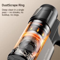Uwant V600 Draadloze Stofzuiger met Automatisch Leeg- en Stofopvangsysteem, 7-laags HEPA-filtratie, Anti-klitborstel, Steelstofzuiger voor Dierenhaar, Harde Vloeren en Tapijt — thumbnail 4