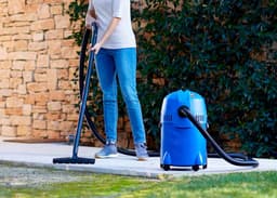 REN® Karcher - Karcher Stofzuiger - Bouwstofzuiger - Festool Stofzuiger - Bouwstofzuiger Zonder Zak - Blauw - 33cm x 36cm x 53cm — thumbnail 8