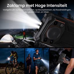 FOSSiBOT F110L Robuuste Smartphone - Dual SIM - 4GB RAM - 128GB ROM - 10000mAh - 6,745 inch HD+ IPS Scherm - IP68 Waterdicht Telefoon -Android 15- GPS,NFC,OTG - ijzergrijs — thumbnail 7