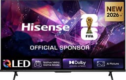 Hisense 43E7S PRO SmartTV - 43 inch - 4K Hi-QLED - 2026 - Native 144Hz Game Mode - Hi-QLED Colour - Built-in Subwoofer - AI Picture - AI Smooth Motion - AMD FreeSync Premium - Dolby Vision Atmos — thumbnail 1