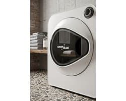 Wasdroger 3 kg – EcoDry Compact 830W Luchtafvoerdroger, 5 Programma’s, Vrijstaand & Wandmontage, Compact Design, Energiezuinig – Wit Urbanhome