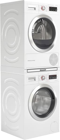 RONN® Tussenstuk Wasmachine Droger - Stapelkit - Tussenstuk Wasmachine en Droger - Tussenstuk Wasmachine Droger Zwart - Tussenstuk Wasmachine Droger Aeg - Wit - 54cm x 60cm x 8cm — thumbnail 6