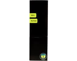Exquisit CDJ255-NF-040EB - Koel-vriescombinatie - No-Frost - 5 Jaar Garantie - 253 Liter - Zwart