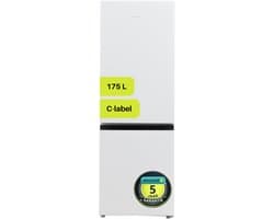 Exquisit KGC231-60-010CW - Koel-vriescombinatie - Energielabel C - 5 Jaar Garantie - 175 Liter - 39dB - Wit