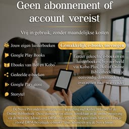 SwayTosh E-Reader Nova Pro – 6 inch 2025 – 64GB + Cloud Opslag – Ereader Met Luxe Hoes – Storytel-Ondersteuning – Schermverlichting en Nachtmodus – E Reader Voor Ebook & Luisterboeken – Met Oplader — thumbnail 3