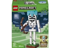 LEGO® Minecraft® Het Skelet - Decoratief Gamingspeelgoed - Modelbouwset - Gamingmerchandise voor Kinderen Vanaf 10 Jaar - 21594