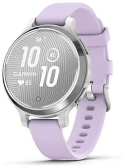 Garmin Lily 2 Active - Smartwatch - 35 mm - Zilverkleurig met een Purple Jasmine Siliconen Bandje — thumbnail 14