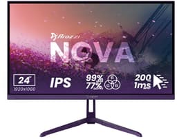 Arozzi Nova 24" Gaming Monitor - Full HD IPS - 200Hz - Paars — thumbnail 1
