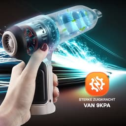 Krachtige Kruimeldief Snoerloos 5 opzetstukken - Kruimelzuiger 20W - Vacuum Cleaner - Draadloos, Compact en Oplaadbaar - Handstofzuiger — thumbnail 6
