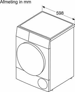 Bosch WTH8520ENL - Serie 4 - Wasdroger - Warmtepompdroger - 8 kg - Zeer stil - Auto Dry: droogt automatisch tot de gewenste droogtegraad - Easy Clean Filter: efficiënt drogen met eenvoudig onderhoud — thumbnail 12