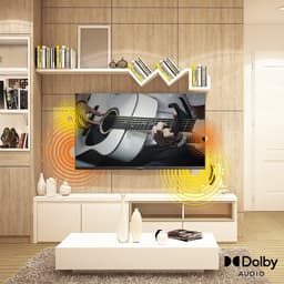 STRONG - 40” Full HD TV (100 cm) SRT40FD5553 - Connected TV met Android TV - Chromecast - Google assistant - Wifi - Bluetooth - HDR - NETFLIX - Drievoudige tuner - 3 HDMI-poorten (1 ARC) + 2 USB-poorten + Mini-AV + Antenne/Sat Jack - Zwart — thumbnail 9
