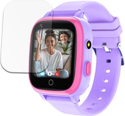 LEROYS - GPS Horloge Kind - Kinder Smartwatch - Android en iOS - Paars - Incl. Simkaart — thumbnail 1