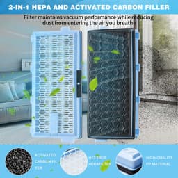 YONO Hepa Filter geschikt voor Miele Complete C3 - C2 - C1 - Onderdelen - Accessoires - 2 Stuks — thumbnail 4