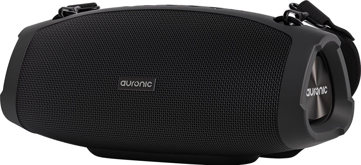 Auronic Boombox - Bluetooth Speaker - Draadloos - Muziek box - AUX en SD-kaart Aansluiting - Zwart — afbeelding 1