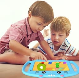 White-Label® Kindertablet Vanaf 3 Jaar - Tablet Kinderen - Kinderspeelgoed - Blauw — thumbnail 4