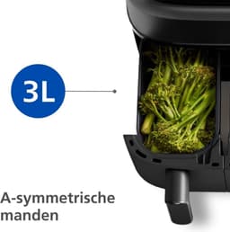 Airfryer met Twee Baklades - Gezond Snel en Veelzijdig Koken 9 Liter Inhoud Touchscreen 2 Lades NA350/00 — thumbnail 5