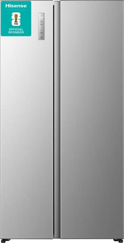 Hisense RS3P558NEID - Amerikaanse koelkast - No-Frost - 178 cm hoog - 544 liter - Energielabel D - Invriesvermogen 12 kg/24u - Geluidsniveau 37 dB - LED Display - SuperCool - FastFreeze - Deuralarm - Inverter Compressor - Multi Airflow — thumbnail 1