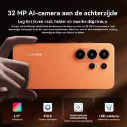 Blackview WAVE 10 Smartphone 4G AI - DUAL SIM - 32 GB RAM - 128 GB ROM - Octa Core - Android 16 - 6,88 inch - 5000mAh - Zwart — thumbnail 10