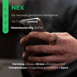 NOLATR Smart Ring NEX – Slimme Ring met Stappenteller, Slaaptracker & Hartslagmeter – Zonder Abonnement – Zwart – Maat 12 — thumbnail 4