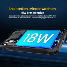 Blackview BV6200 Plus Robuuste Smartphone 4G - 24GB RAM - 128GB - 6,56 inch - 11000mAh - IP68/IP69K Outdoor telefoon - Dual SIM - Android 14 - NFC - GPS - Groen — thumbnail 7