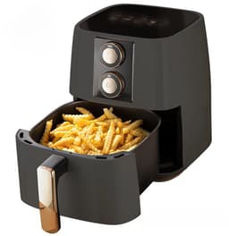 Sensova - Airfryer Oven 5L 1500W - Olievrije Luchtfriteuse voor Thuis met Ovenfunctie - Instelbare Temperatuur 80–200°C - 30 Minuten Timer - Dubbele Draaiknopbediening - Gezond Frituren, Bakken en Grillen op 220-240V — thumbnail 1