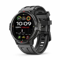 Evy24 Smartwatch GPS 48mm - Sporthorloge Heren en Dames - Belfunctie - Waterdicht - Hartslagmeter - Stappenteller - 2 Bandjes - iOS en Android - Zwart — thumbnail 6