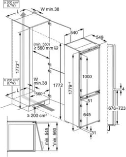 AEG NSC5S18ZES | Inbouw koelvriescombinatie | 178 cm | LowFrost — thumbnail 8