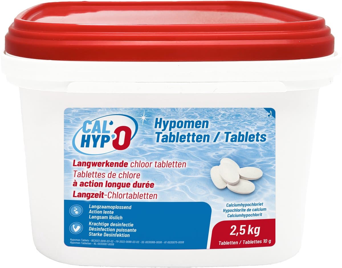 BSI - CalHyp-O - Hypomen Tablets - Matig Snelwerkende Chloortabletten 10 g - 2,5 kg — afbeelding 1