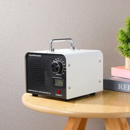 160 Ozongenerator voor Thuisgebruik (60 g/u) – Draagbare Luchtreiniger met Timer, Bereik van 400 m³/u – Compacte Luchtreiniger voor in Huis, Verwijdert Rook, Huisdiergeuren en Muffe Luchtjes – EU-stekker — thumbnail 5