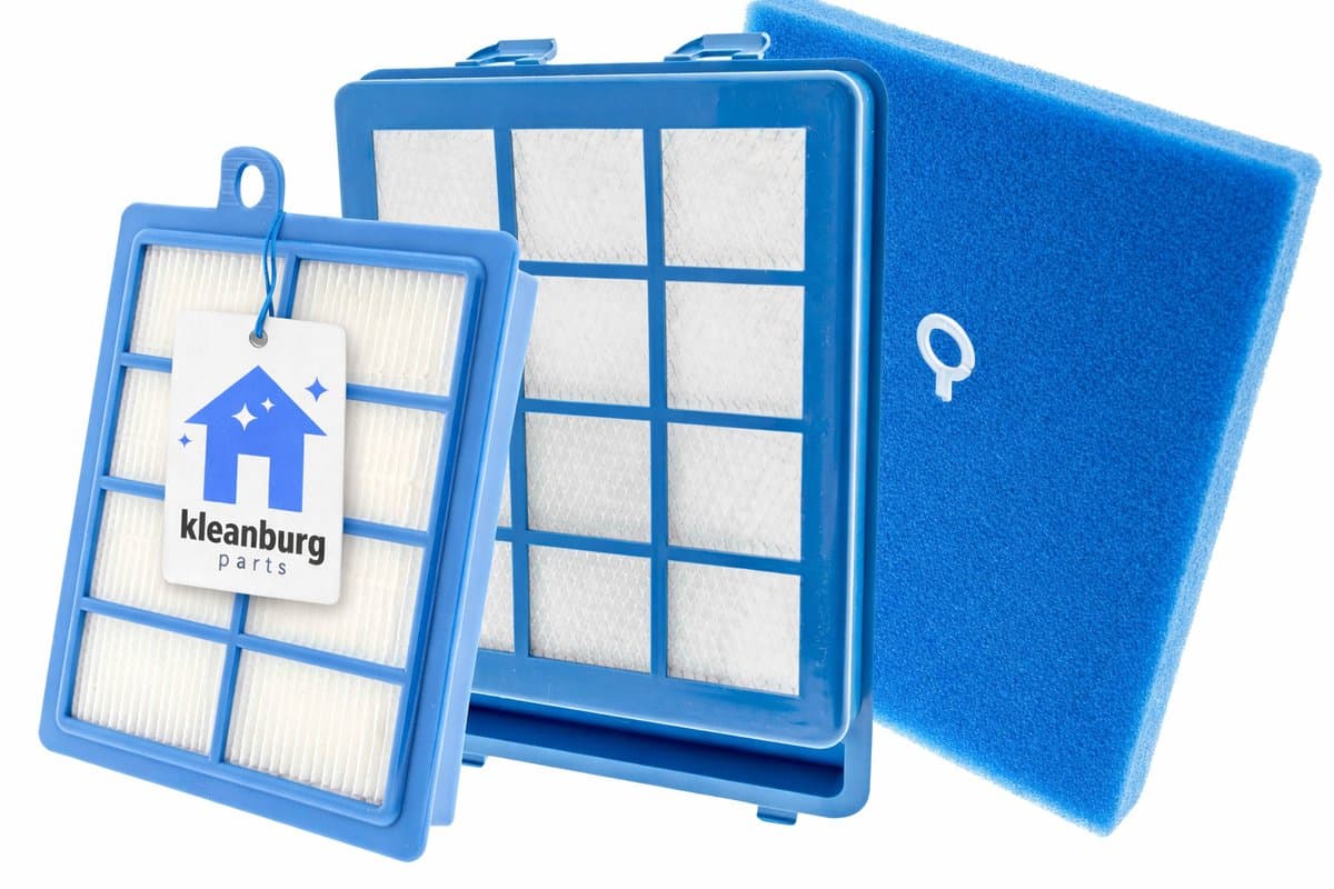 Kleanburg® - Geschikt voor Philips PowerPro Ultimate en 9000-serie - Filter set van 3 stuks — afbeelding 1