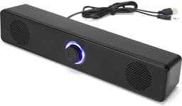 Elkuaie Bluetooth Speaker - USB Audio Subwoofer - Super Bass - 1 Stuk - Zwart — thumbnail 1
