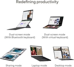 ASUS Zenbook Duo UX8406CA-QL038W - Convertible Laptop - Core Ultra 7 - 32GB/1000GB - 14 inch — thumbnail 3